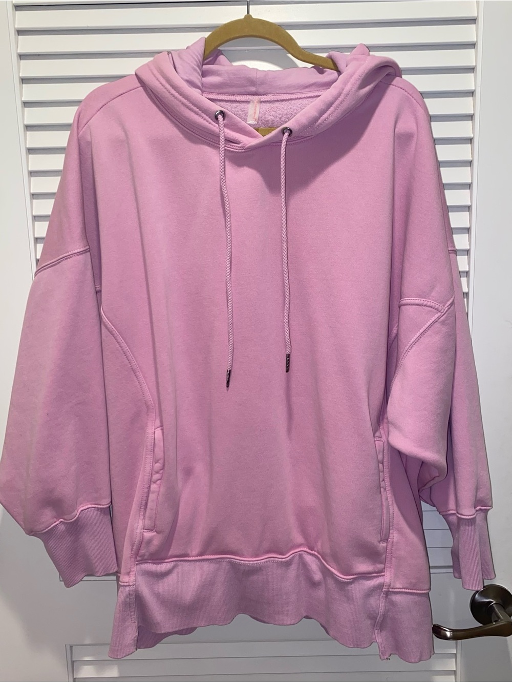 Free People x FP Movement Sprint to the Finish Hoodie Sweatshirt Pink Medium
